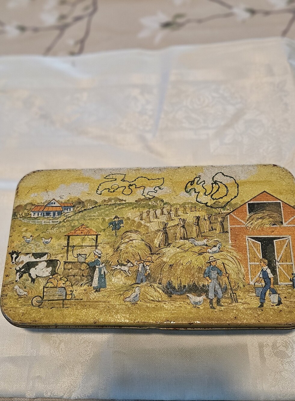 Buttons In Vintage Tin